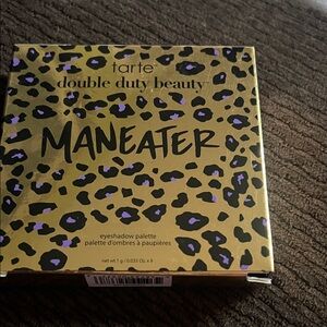 tarte Maneater Eyeshadow Palette - Gold with Black & Purple Leopard Print